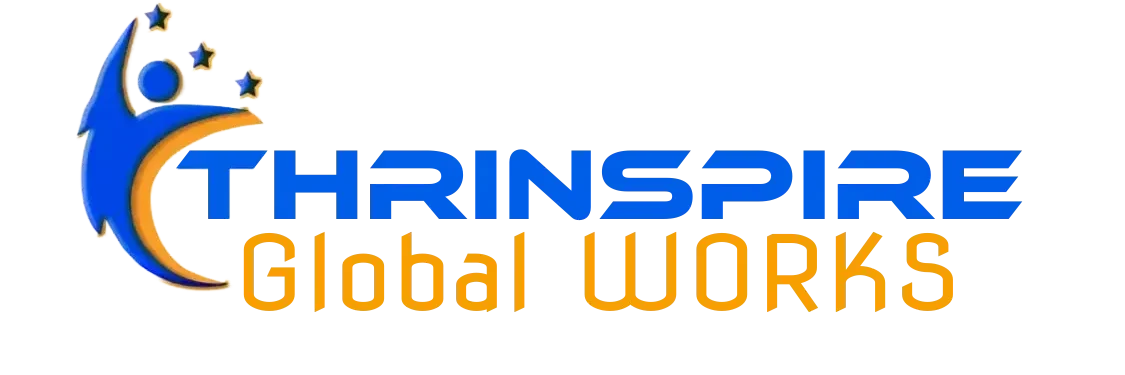 Thrinspire Global WORKS Logo - Coaching. Publishing. Scaling